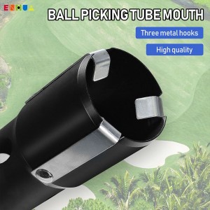 Najbolja prodaja na Amazon OEM ODM novi dizajn TPR + aluminijska cijev birač lopti za golf Izdržljivi odvojivi sakupljač lopti za golf za vodu i grmlje Shag cijev