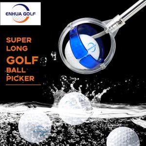 Transparent Golf Ball Retriever 6/9/12/15ft Golf Ball Pick Up Grabber Ball Picker Neien Design Handle Héich Qualitéit Fabréck Versuergung