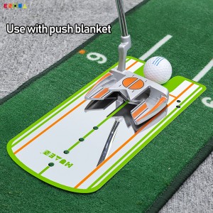 OEM Wholesale Acrylic Golf Putting Mirror Promotional Good Quality Practice Golf Swing Training Alignment tool mirror color box manufacturer Golf accessories factory