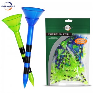 OEM Transparent Big Cup Golf Tee Factory Supply 83mm PC Plastic Golf Tee Cheap wholesale tees Durable Eco-friendly