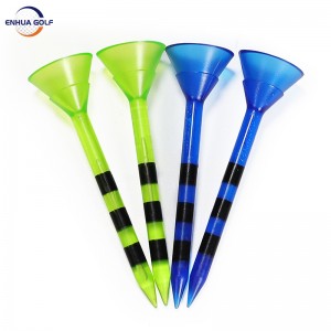 OEM Transparent Big Cup Golf Tee Factory Supply 83mm PC Plastic Golf Tee Cheap wholesale tees Durable Eco-friendly