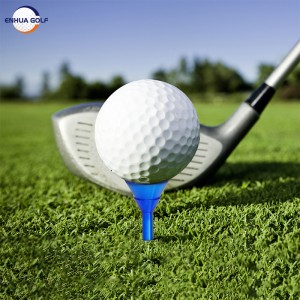 Furnizimi i fabrikave të fabrikave të golfit të kupës së madhe transparente OEM Tee Golf Plastike me PC 83 mm