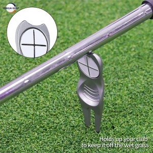 OEM Velkoobchod Snížení výprodej skladem výprodej Deluxe Golf Divot Tool s magnetickým značkovačem míčků Super vysoká kvalita