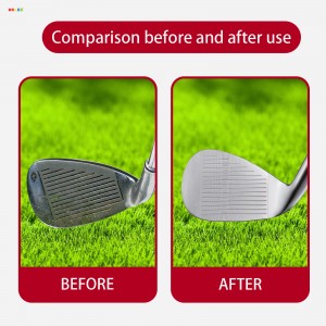Portable Golf Club Cleaning Sharpener Stainless Steel Iron Aluminium Features Wholesome Pencil Brush Accessories On-the-go Care
