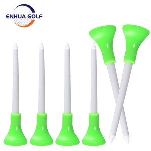Upgrade Unbreakable 83mm Big Cup Plastic Golf Tees 3 1/4 inch Reduce Friction Side Spin Tee for Golfing Practice