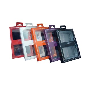 Case for phone transparent plastic packaging box /Eco friendly plastic clear PVC packing box for phone