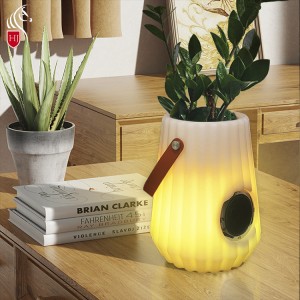 High Quality Smart Speaker Lamp - Music Flower Pot Bluetooth Speaker Customized Logo-Huajun – Huajun