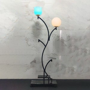LED Floor Lamp nga adunay Shelves China Manufacturer |Huajun