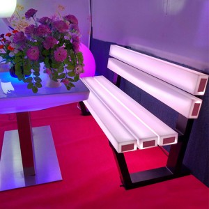 Sauƙaƙan LED Garden Bench lighting Factory Direct Sale-Huajun