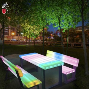 Simple LED Garden Bench lighting Factory Direct Sale-Huajun