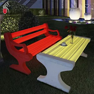 Outdoor Illuminated LED Benches Furniture Manufacturer |Huajun