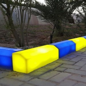 Led Curbstone New Plastic illuminated Factory Direct Sale-Huajun