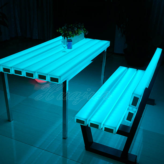 LED Illuminated Benches