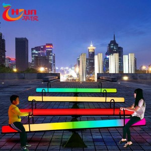 Professional Design Led Side Table - Outdoor Rocking Glowing Seesaws For Wholesale  – Huajun
