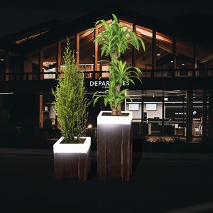 Garden Glow Flower Pot Luxury Night Lights solar Factory | Huajun