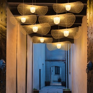Produttore di lampade pendenti in rattan |Huajun