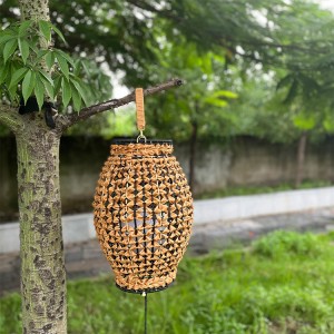 Rattan Lantern Limyè Lachin Wholesale |Huajun