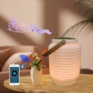 LED Parolanto Muziko Bedside Lamp Pogranda |Huajun