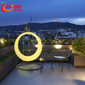 Best quality Outdoor Light For Garden - Patio LED Swings Chair 16 Color Change Decor Wholesale| HUAJUN – Huajun