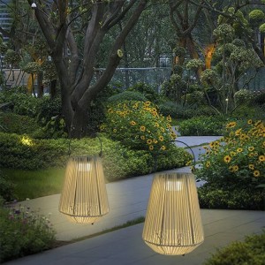 Rattan Solar Garden Lights Waterproof Wholesale |Huajun