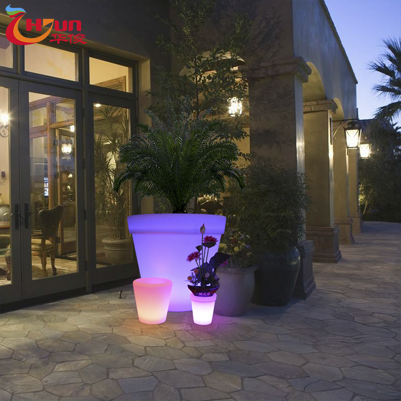 Factory source Wholesale Garden Light Outdoor - Led Flower Pot Modern Smart Lights Factory OEM-Huajun – Huajun detail pictures