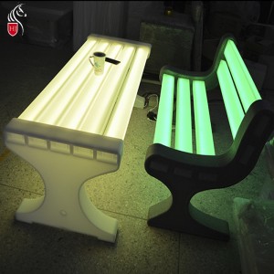 Outdoor Illuminated LED Benches Furniture Manufacturer |Huajun