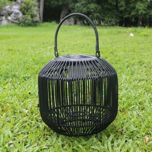 Prodhuesi i llambës diellore prej bastun prej palme kacavjerrëse të zezë |Huajun