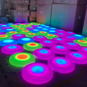 Decoração de pista de dança LED personalizada de fábrica |Huajun