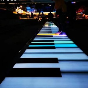 กระเบื้องปูพื้น LED เปียโนโต้ตอบ ราคาที่กำหนดเอง | Huajun