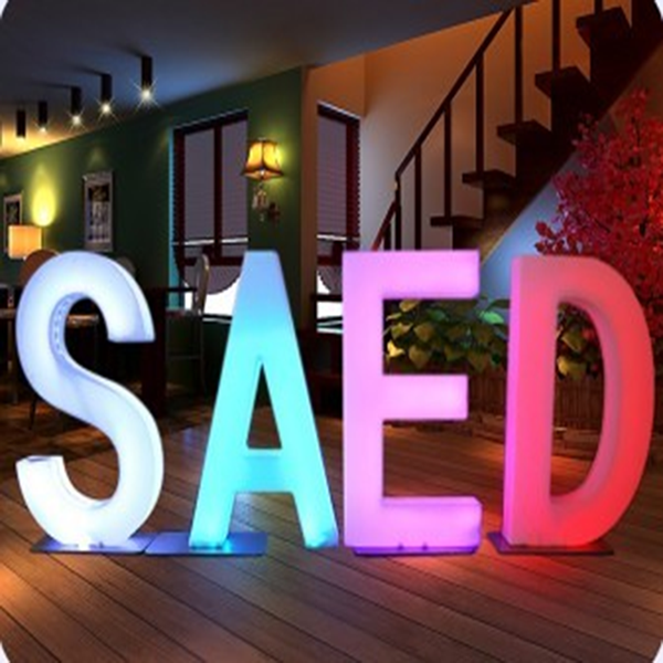 led light letters for wall