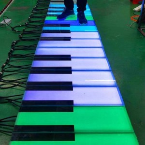 Светодиодная напольная плитка для интерактивного пианино по индивидуальной цене | Huajun