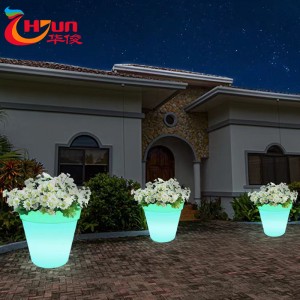 Led Flower Pot Modern Smart Lights Factory OEM-Huajun
