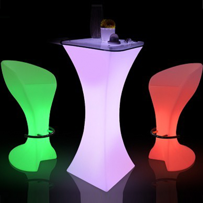 Hot New Products Led Illuminated Furniture - LED Bar Cocktail Table Factory Wholesale-Huajun – Huajun