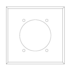 7992 Power Outlet Receptacle-One/Two Gang Stainless Steel Wallplates