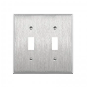 7712M Toggle Switch Stainless Steel Wallplates
