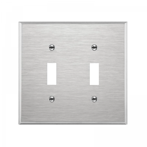 7712O Toggle Switch Stainless Steel Wallplates