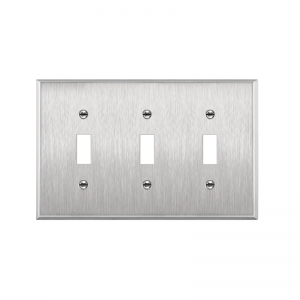 7713O Toggle Switch Stainless Steel Wallplates