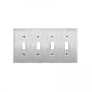 7714 Toggle Switch Stainless Steel Wallplates