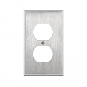 7721 Duplex Receptacle Stainless Steel Wallplates