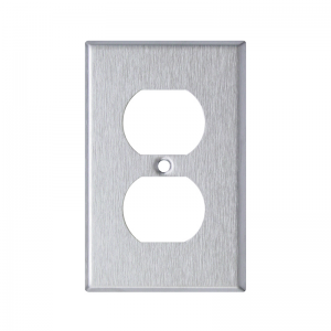 7721O Duplex Receptacle Stainless Steel Wallplates