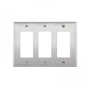 7733 Decorator/GFCI Stainless Steel Wallplates