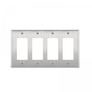 7734 Decorator/GFCI Stainless Steel Wallplates