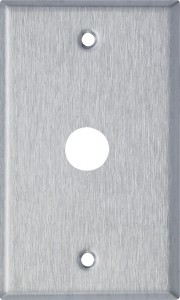 7741 Telephone or Cable Outlet Stainless Steel Wallplates