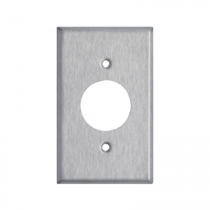 7751M Single Receptacle Stainless Steel Wallplates