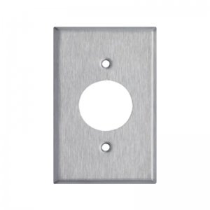 7751O Single Receptacle Stainless Steel Wallplates
