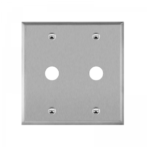 7762 Telephone or Cable Outlet Stainless Steel Wallplates