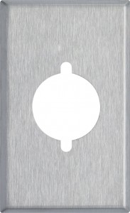 7771 Power Outlet Receptacle-One/Two Gang Stainless Steel Wallplates