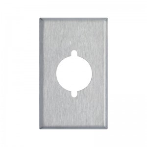7771 Power Outlet Receptacle-One/Two Gang Stainless Steel Wallplates