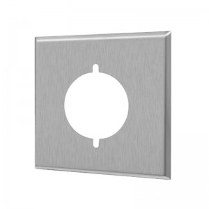 7772 Power Outlet Receptacle-One/Two Gang Stainless Steel Wallplates