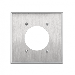7792 Power Outlet Receptacle-One/Two Gang Stainless Steel Wallplates